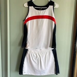 Tail Tennis Tank and Skirt Size L